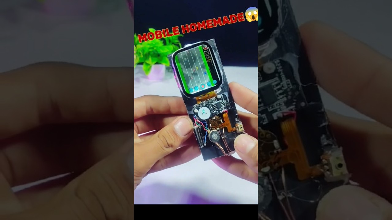 How to Make a Homemade Mobile Phone at Home | Easy DIY for Tech Lovers #Shorts