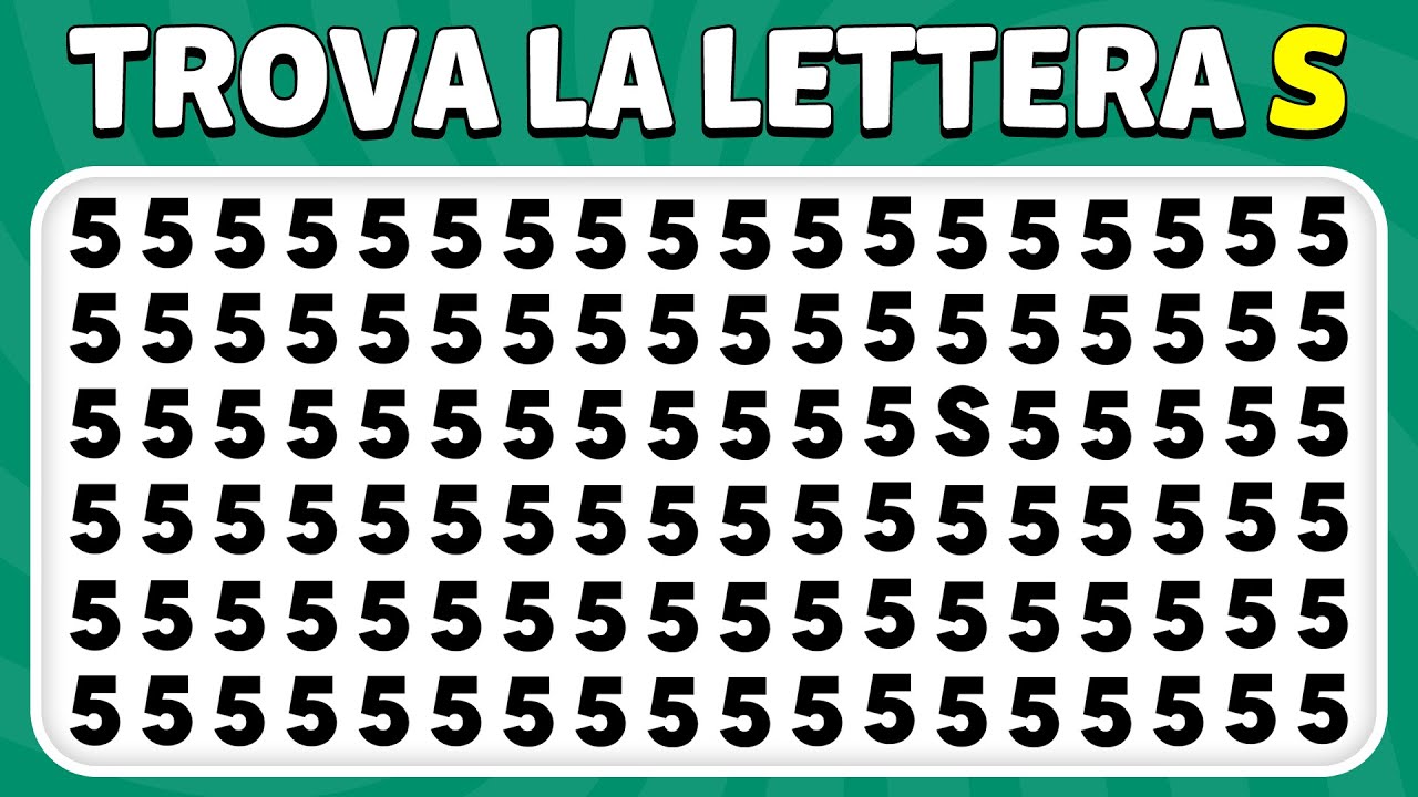 🎲 Trova L'Intruso....! Edizione Numeri e Lettere 2025 😎 | Ape Quiz
