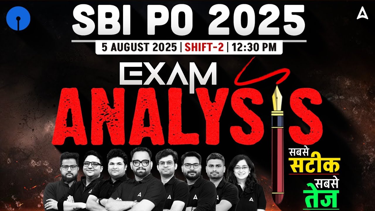 SBI PO Analysis 2025 | SBI PO Prelims Analysis | 5th August | Adda247