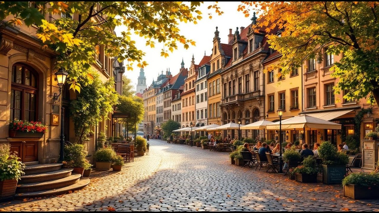 Dresden, Germany ASMR Walking Tour | Relaxing 4K City Walk