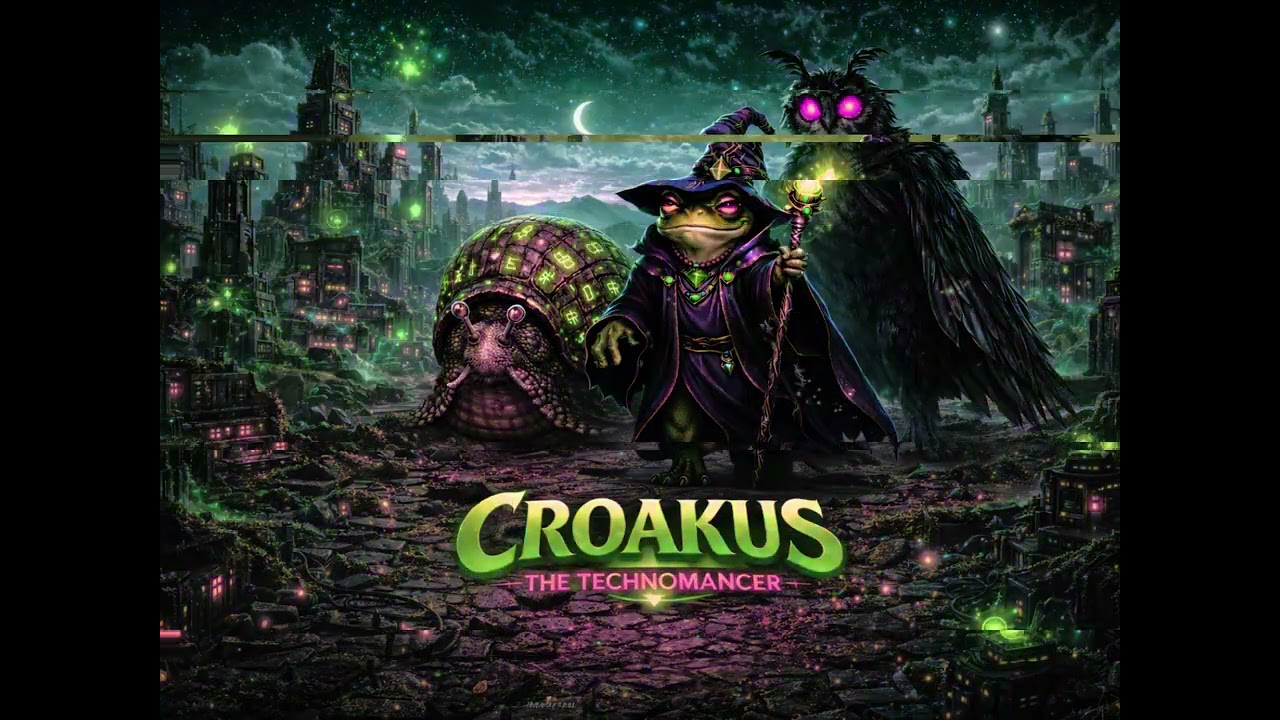 Croakus The Technomancer — Book 1 · Act 3 · Chapters 28–30 | Hypnotic Frog Wizard Psytrance Loop]
