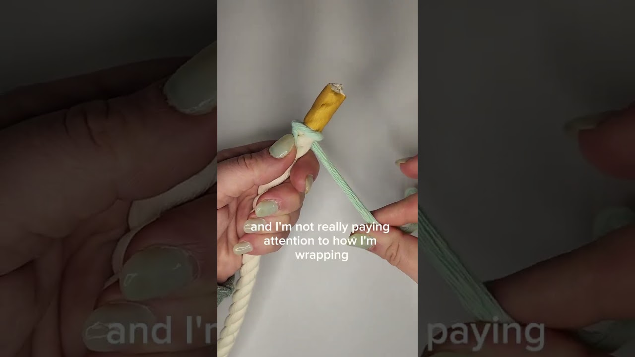 How to best wrap macrame cord for A Branch & Cord DIY macrame kits
