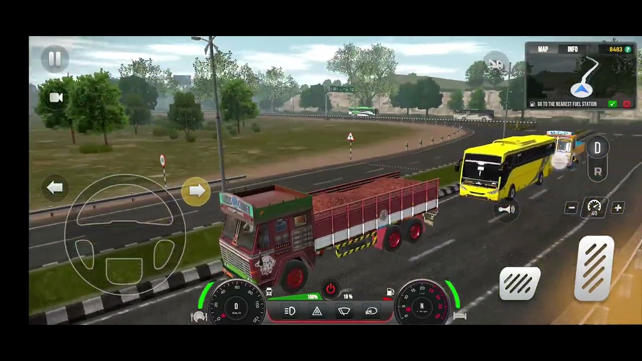 Indian truck driver game #gameplay gaming Youtubegaming 
