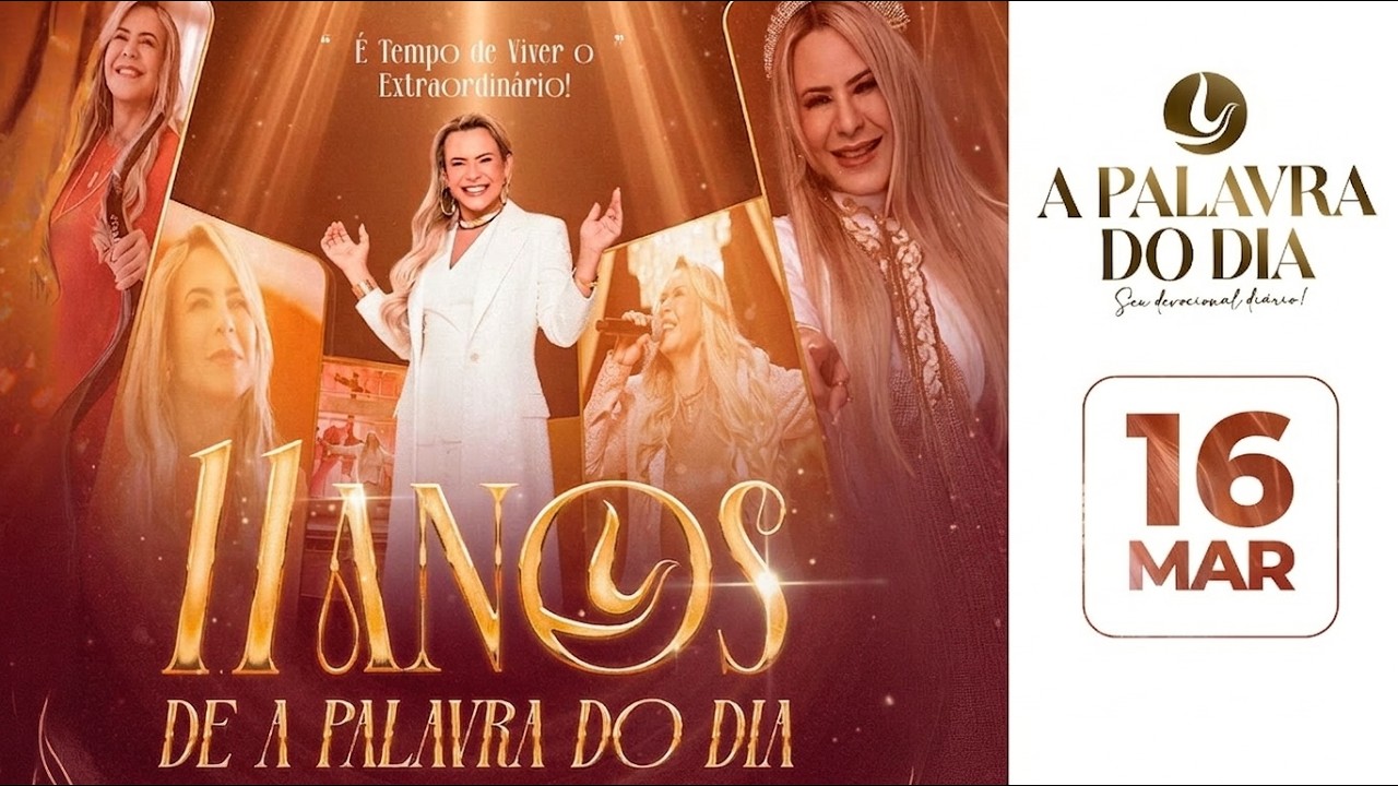 A PALAVRA DO DIA | 16 MAR 2026 | Bispa Virginia Arruda