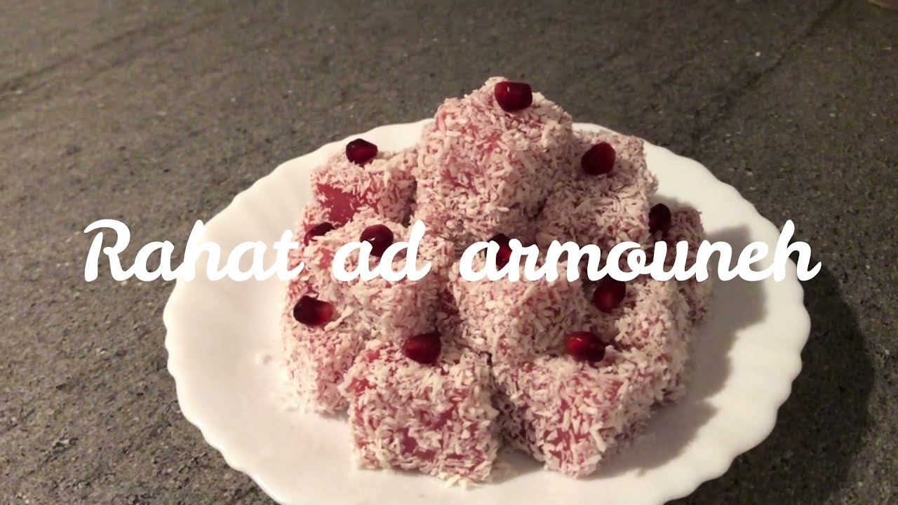 Les Saveurs de Chaldée: Rahat ad armouneh - Narlı Lokum tarifi - Loukoum de grenade