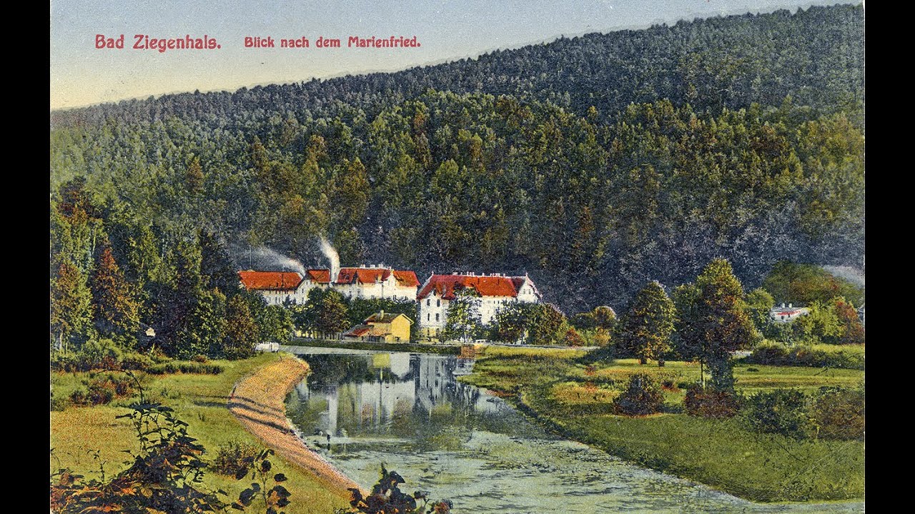 Cyfrowa podr&oacute;ż po wnętrzach Marienfried - Ziegenhals ( Głuchołazy) 1923/30r