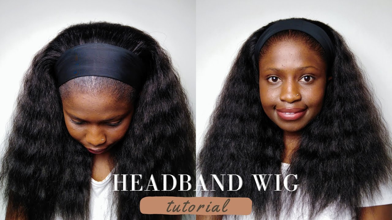 How To Make HEADBAND WIG ON A BUDGET No Machine| How To Handsew A Wig At Home| Beginners Wig Making