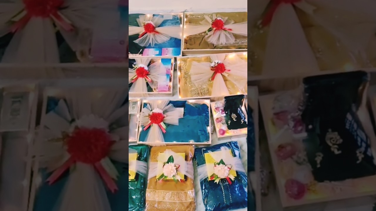 best wedding Trousseau packing#trousseaupacking#wedding #bridaldress#shorts#ytshorts#ytindia