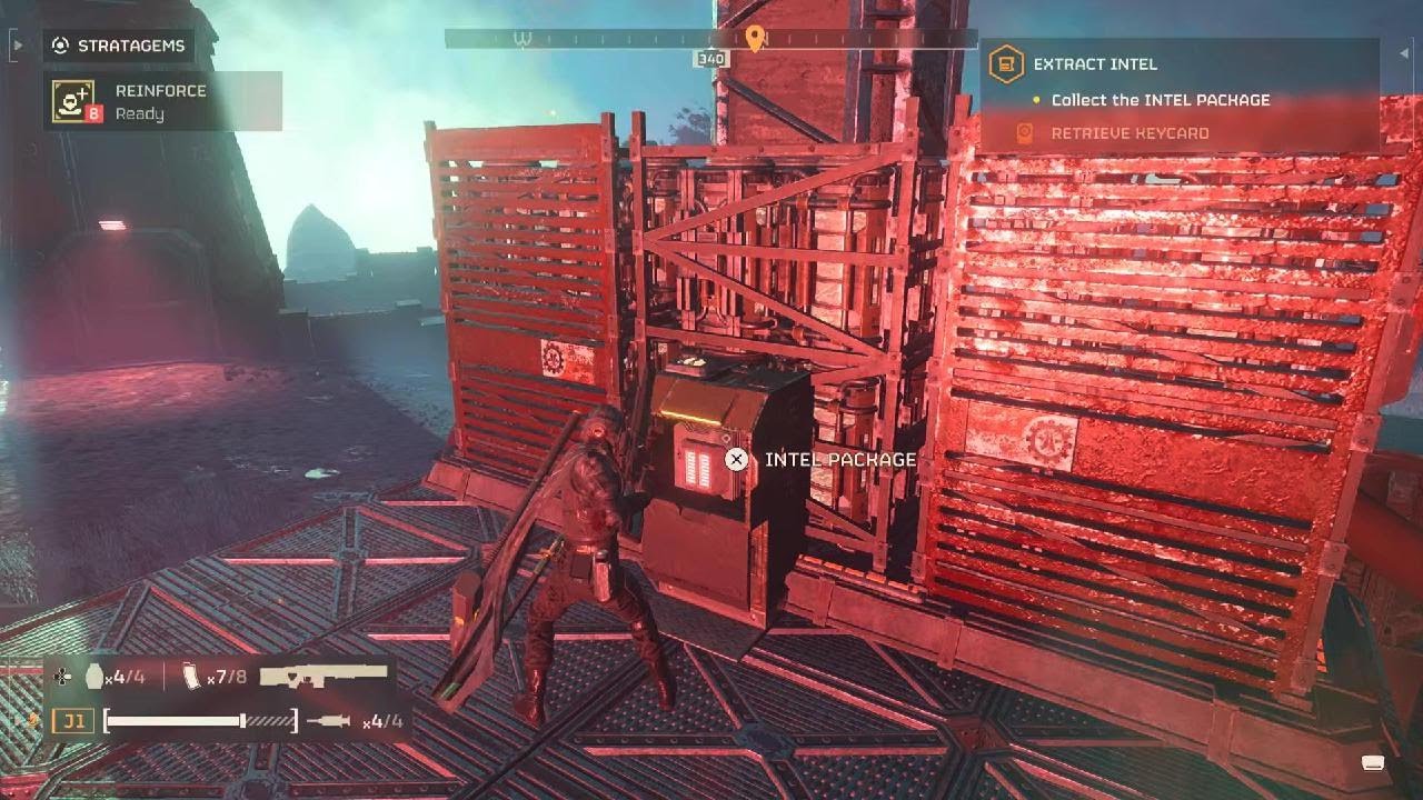 Helldivers 2 Casual gameplay: Failing at stealth on Merak Bots