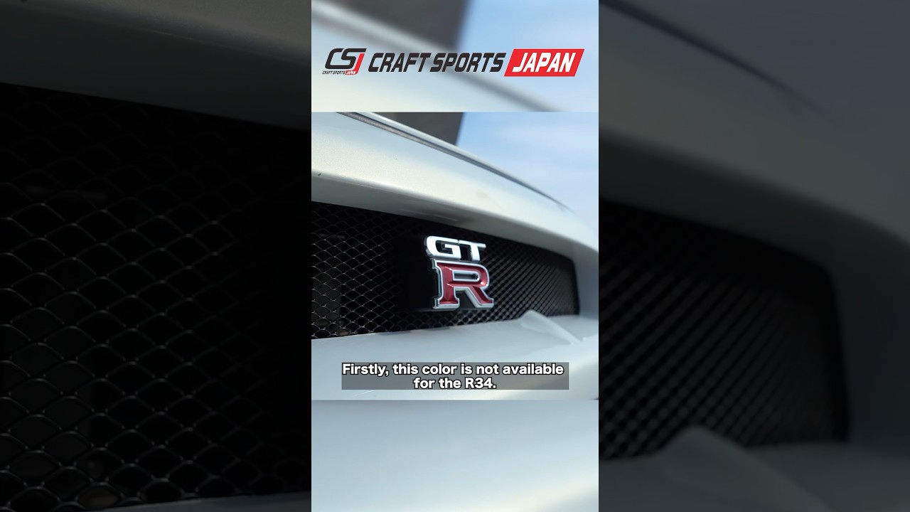 This R34 GT-R is special.