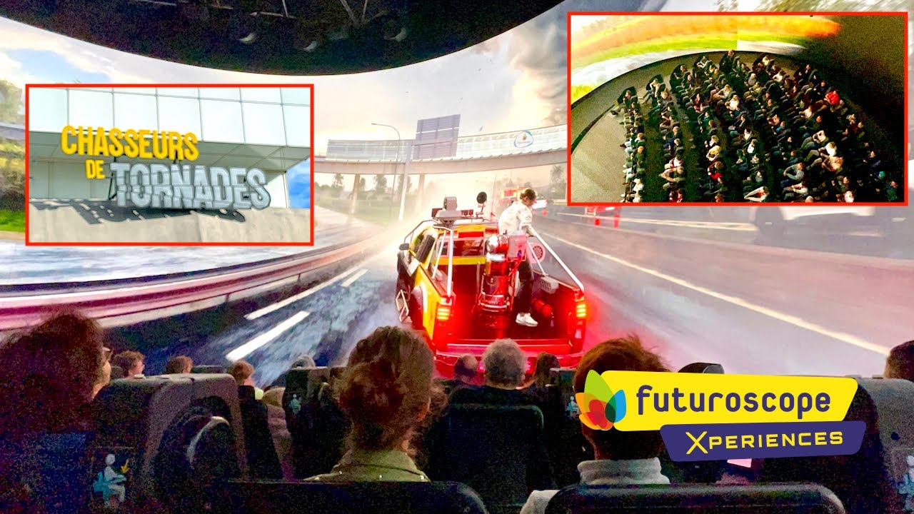 Chasseurs de Tornades au Futuroscope : l'attraction comme si vous y étiez et Machinerie en Coulisses