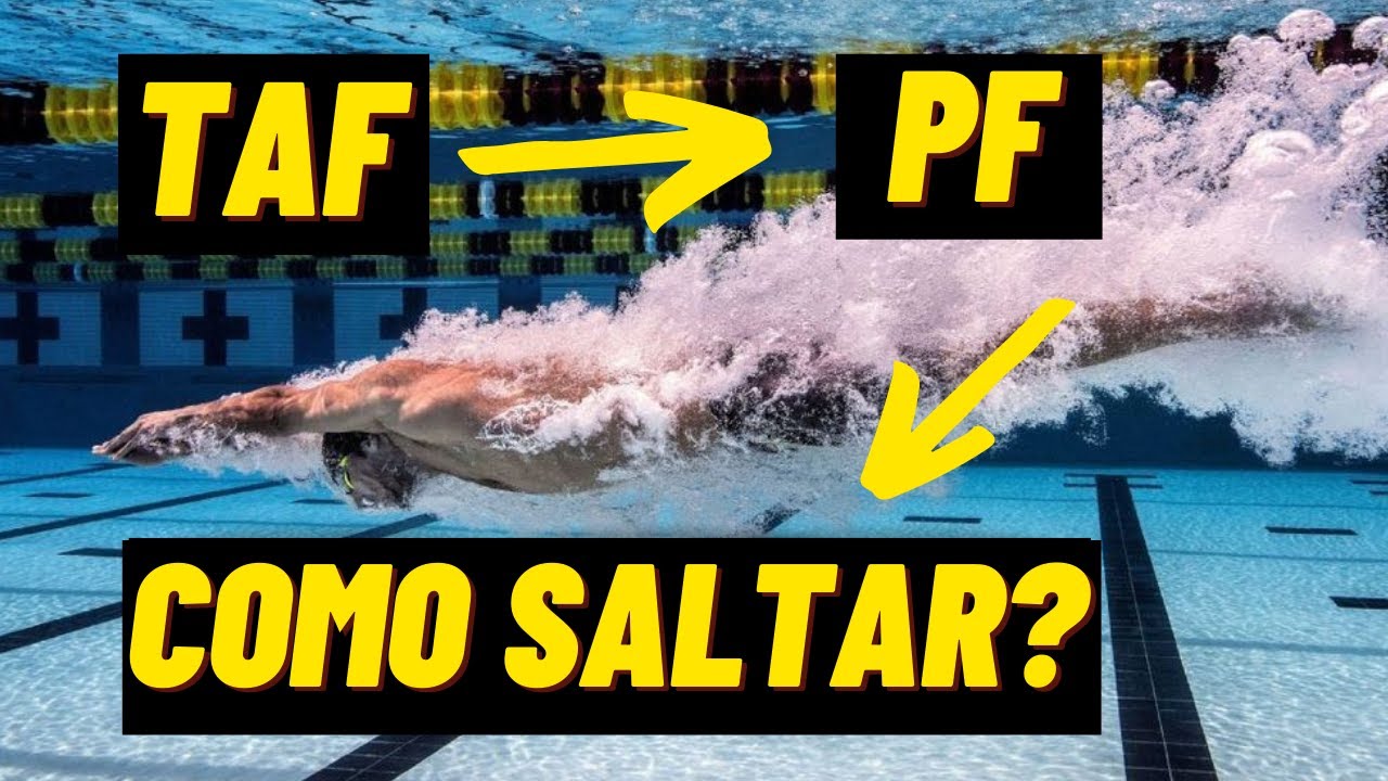 TAF DA PF COMO SALTAR DA PISCINA?  APRENDA PASSO A PASSO O SALTO SEM BLOCO DE PARTIDA!