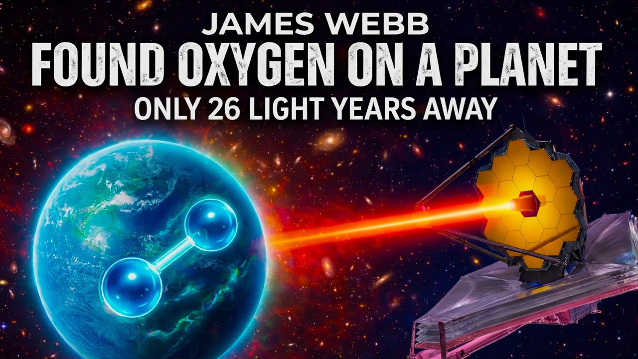James Webb Found Oxygen on a Planet Only 26 Light Years Away !