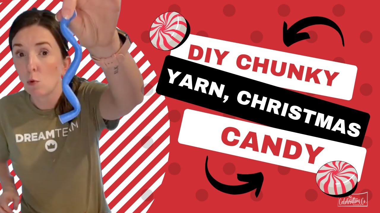 DIY Chunky Yarn Candy Canes and Lollipop Ornaments (Replay from LIVE Craft)