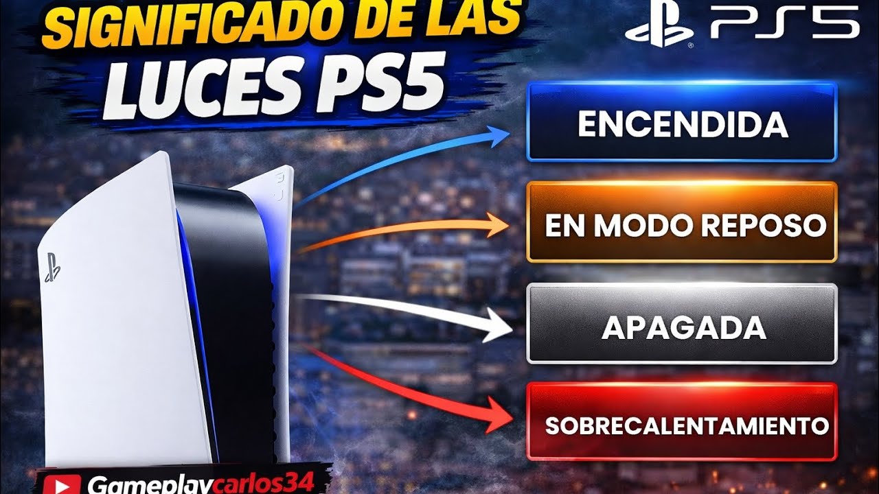 Tutorial - Significado de las luces de PlayStation 5 ( Video oficial ) 
