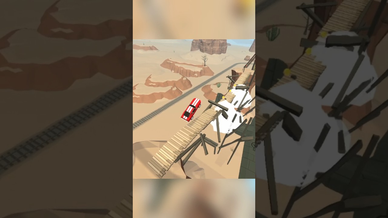 🚗 CAR STUNT FULL SPEED HIGH RAMP CHALLENGE 🤯🔥 #shortsfeed #luxurycargame #gaming