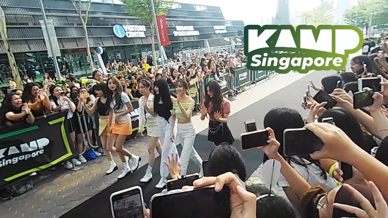 [Fancam] 091119 NCT 127, GFRIEND, Chungha, Ha Sung Woon, AleXa - Red Carpet | KAMP Singapore