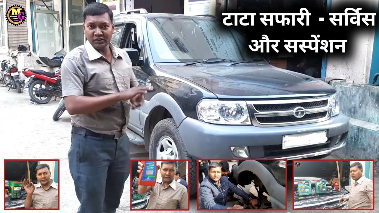 Tata safari service and suspension by Mukesh chandra gond