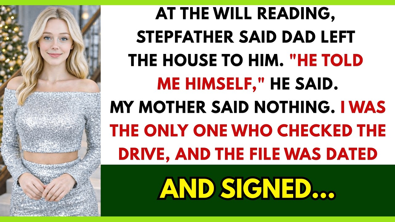 They Said Dad Never Updated His Will — Stepfather Handled Everything After The Funeral — So I...