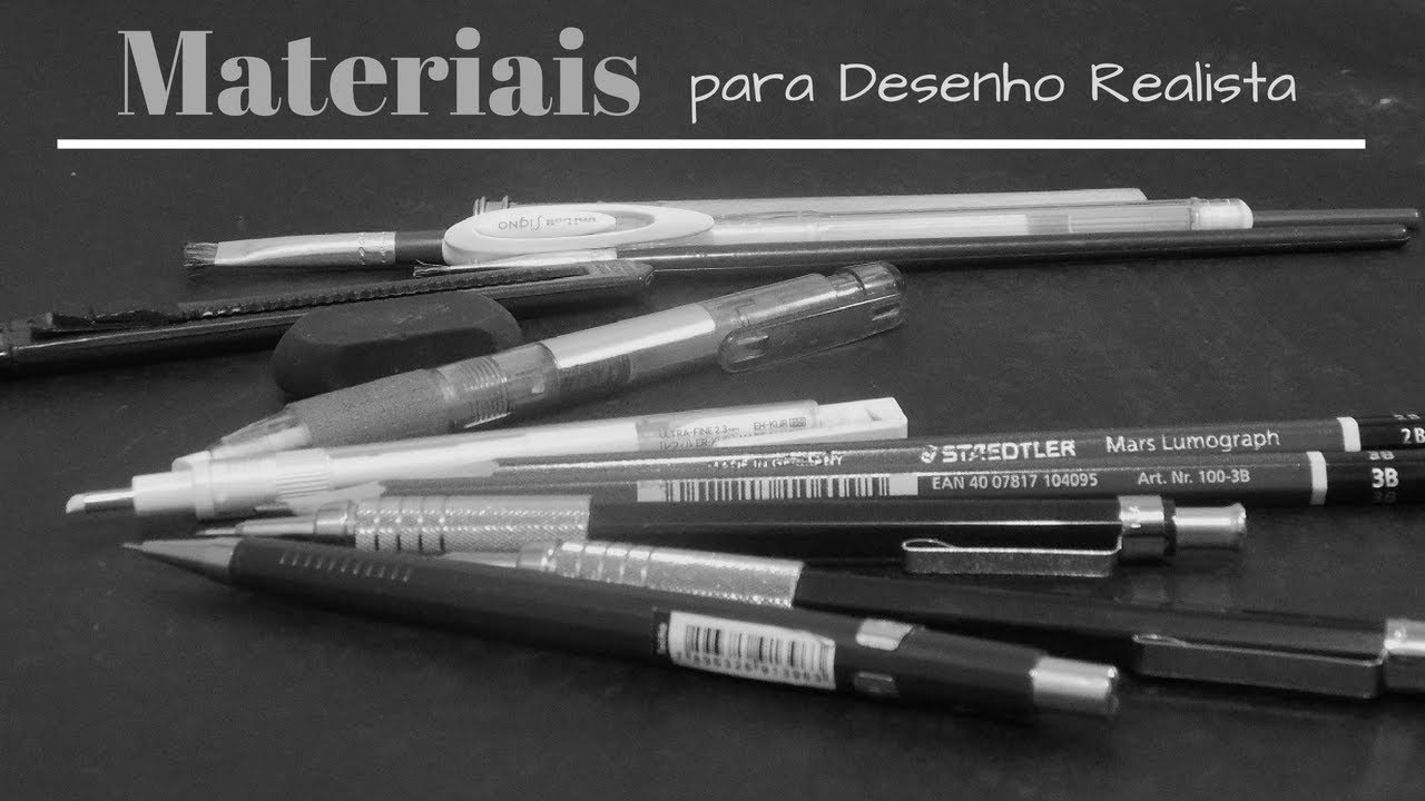 Lista de Materiais para Desenho Realista | Atualizada 2018