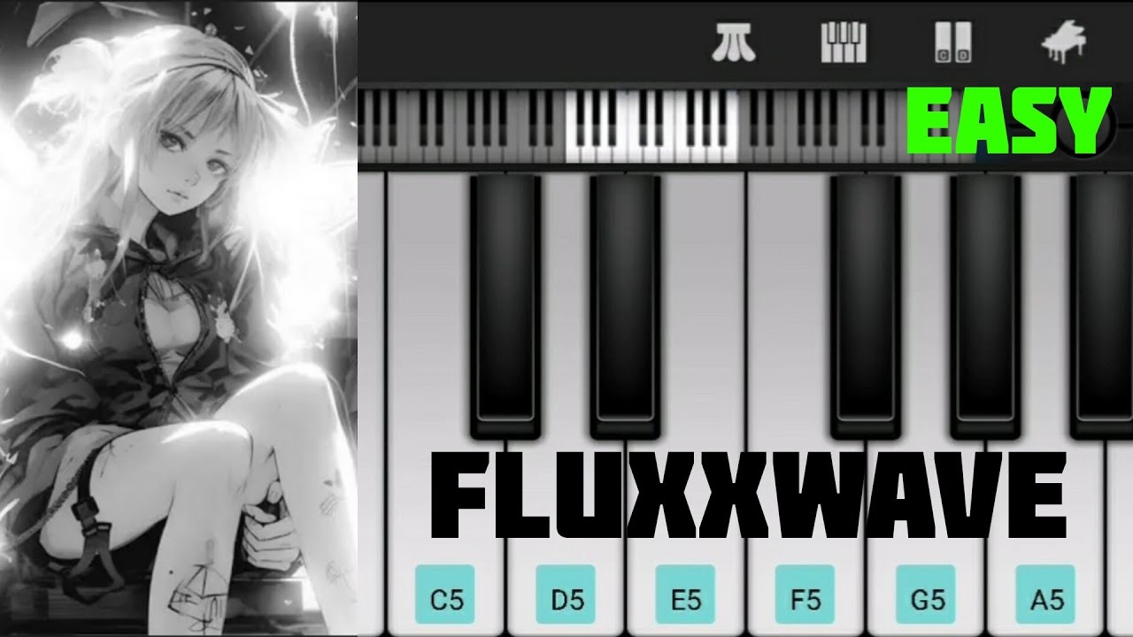 FLUXXWAVE - Clovis Reyes | Easy Piano Tutorial | Basic Piano
