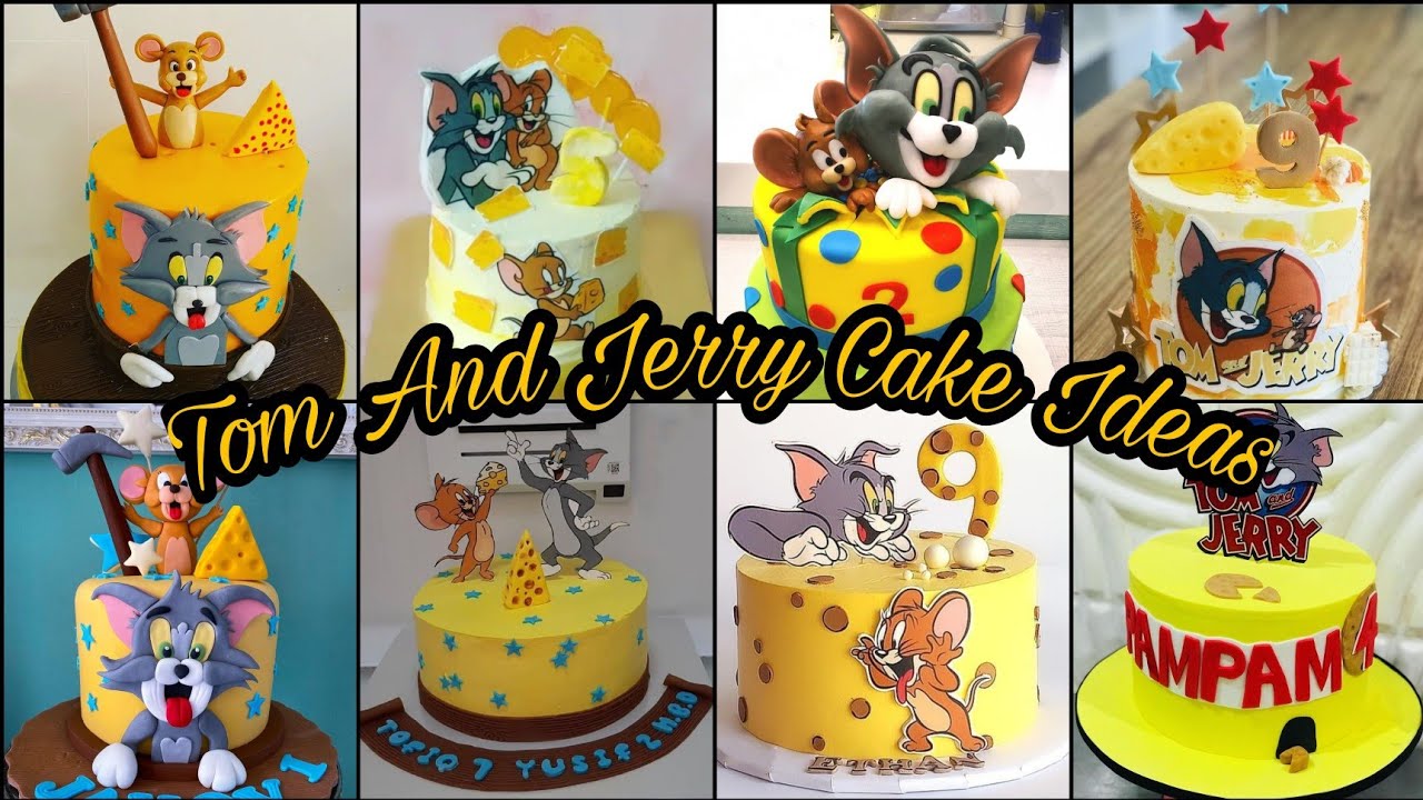 Tom And Jerry Theme Cake Decoration Ideas/Most Loving Cartoon Character Tom And jerry Cake Designs