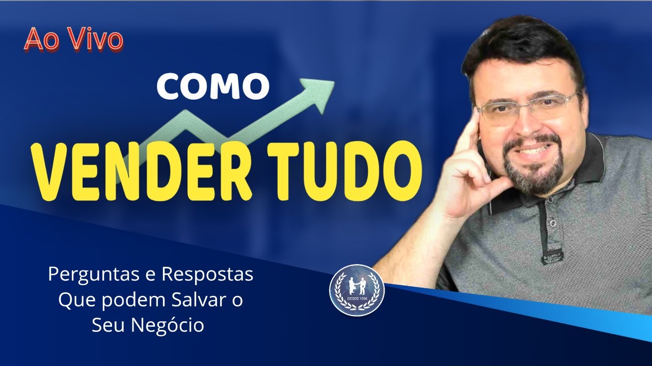 [🔴 Ao Vivo] Como Aumentar as Vendas de Qualquer Produto (M&eacute;todo Comprovado!)