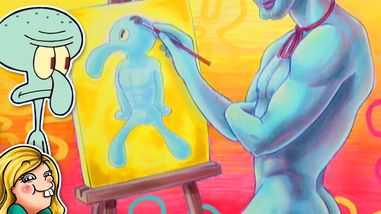 I Drew SQUIDWARD as a HOT GUY