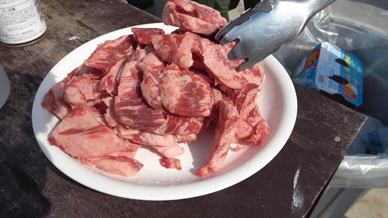朝飯で極上炭火焼きカルビ食ってみた