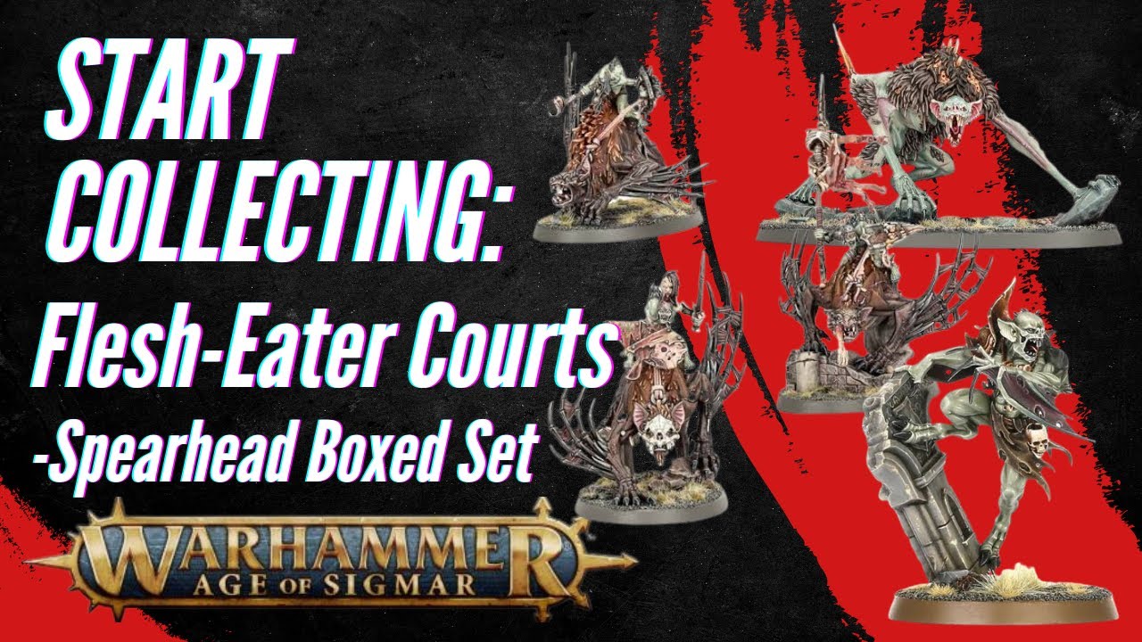 Start Collecting Warhammer Age of Sigmar: Flesh-Eater Courts - Spearhead Boxed Set