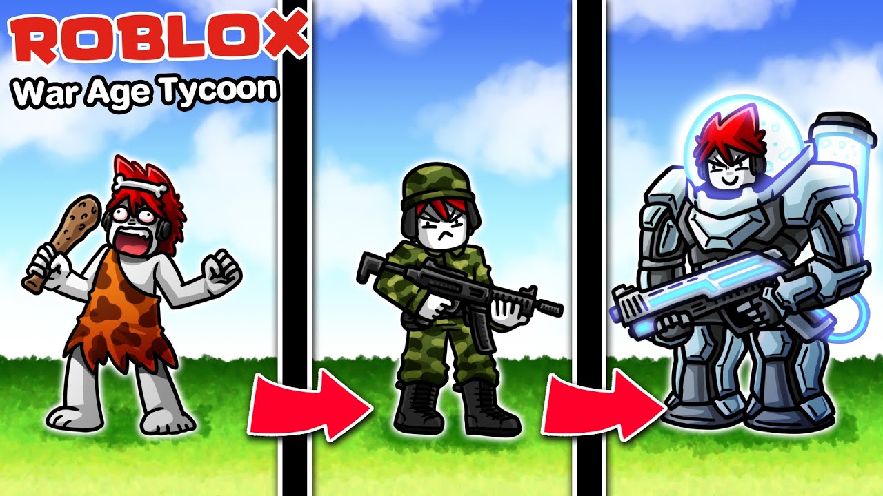 Roblox : War Age Tycoon ⚔️ สงครามหลากยุค จากโบราณสู้ไฮเทค !!!