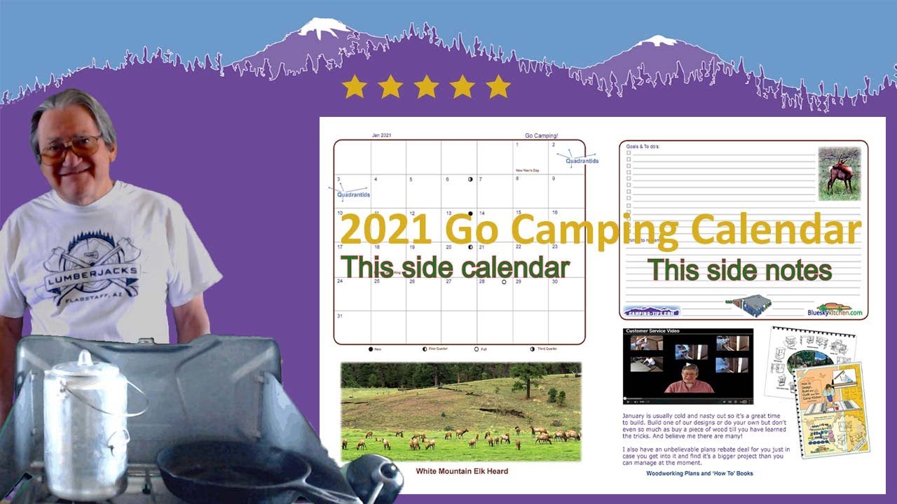 2021 Go Camping! Calendar - Planner