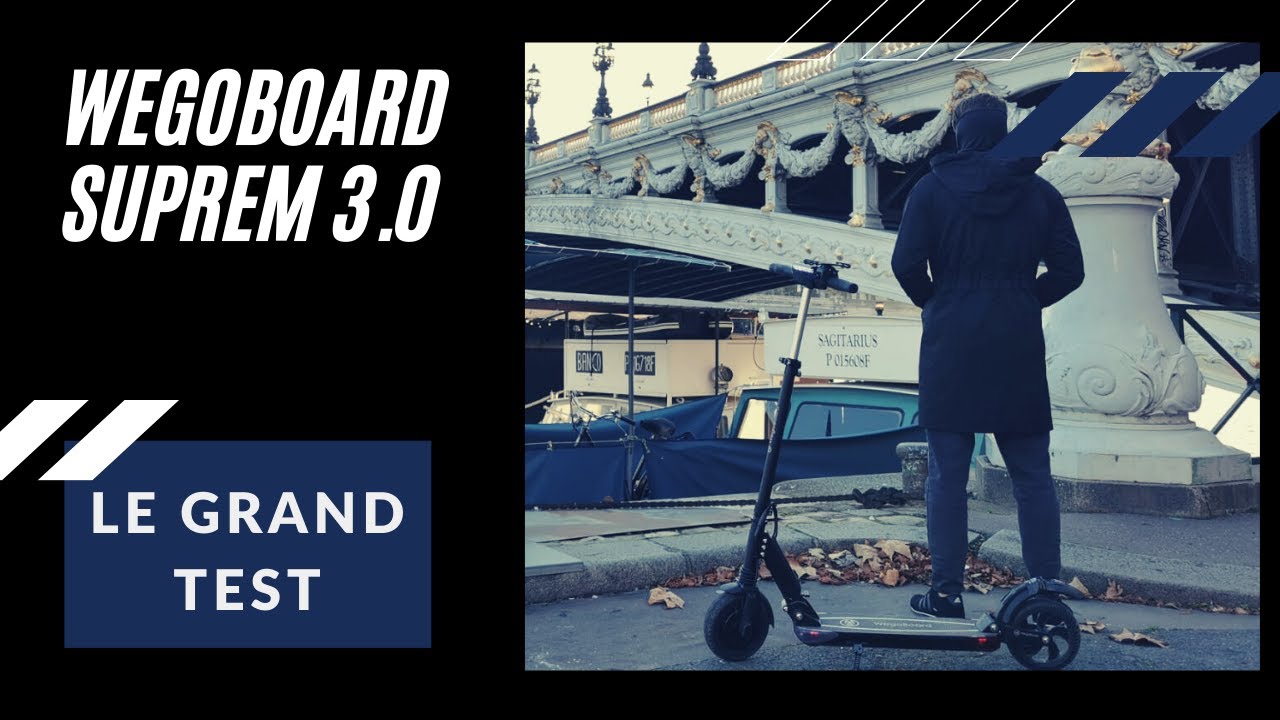 Wegoboard Suprem 3 - Test de cette trottinette &eacute;lectrique : une BOMBE !