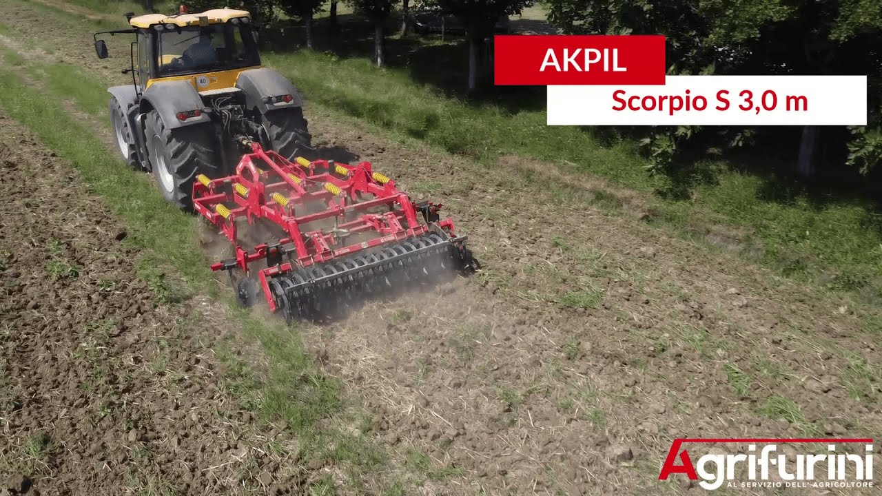 Coltivatore da minima lavorazione Akpil Scorpio S 3,0 m
