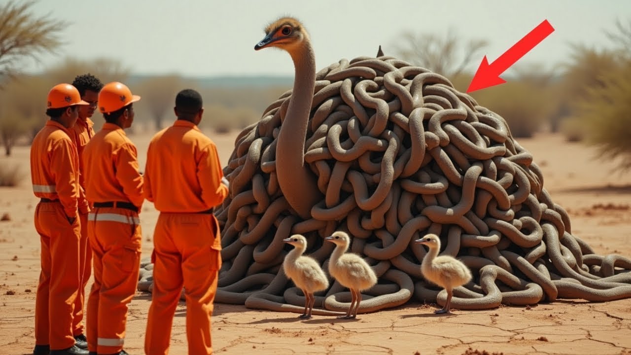 Shocking! Rescue team saves an OCTRICH from MILLIONS of strange parasitic snakes!
