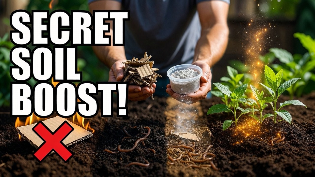 Stop Burning Cardboard! Turn It Into FREE Garden Gold (With Wood Ash!)