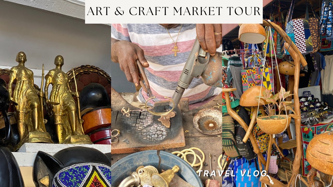Cotonou Benin THE LONGEST ART AND CRAFT MARKET, West Africa
