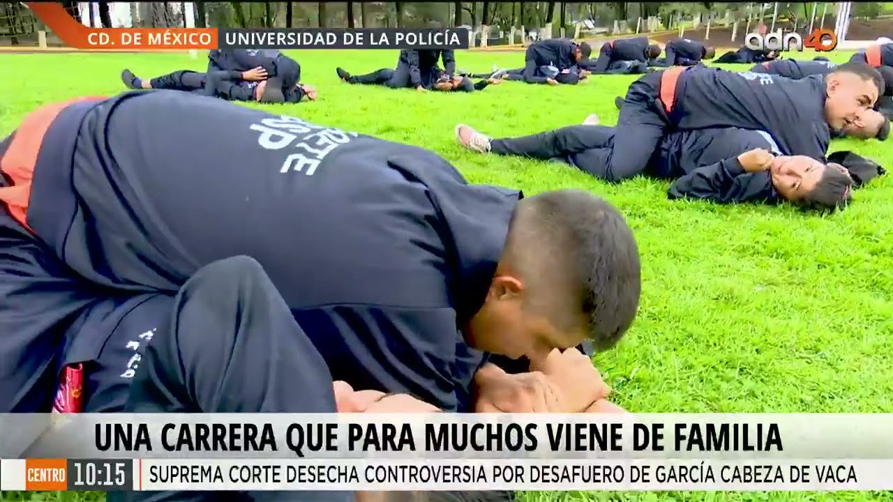 Preparación en la Universidad de la Policía en la CDMX