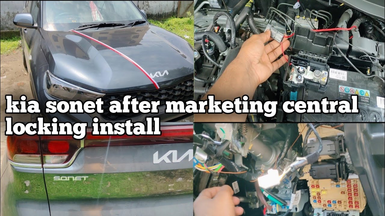 kia sonet after marketing central locking😍install|ओर 🤔मे आप  लोगो  के  इसका पूरा  काम देखने बाला ह.
