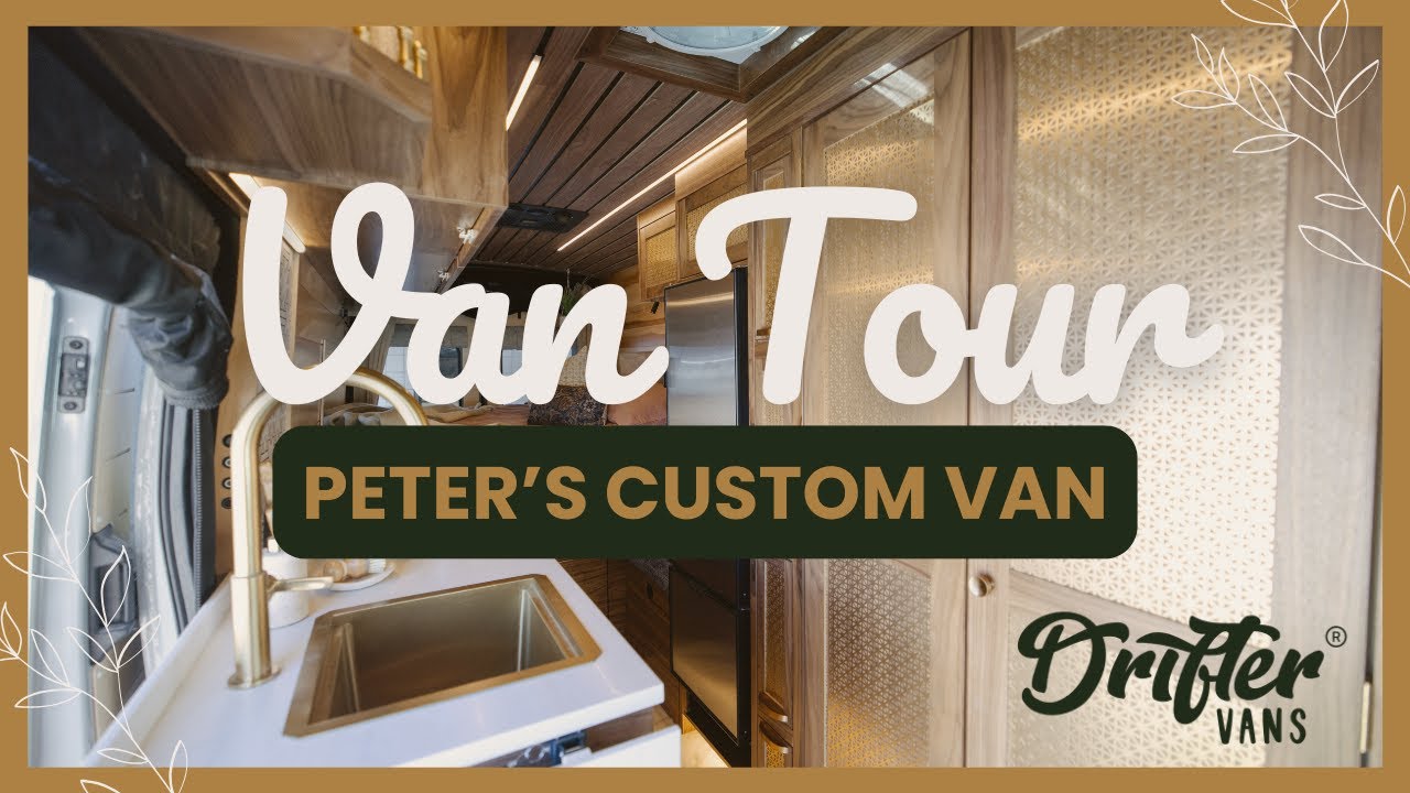 Luxury Campervan Tour | Rare Sycamore Wood, Spa Shower & Custom Workstation | Drifter Vans