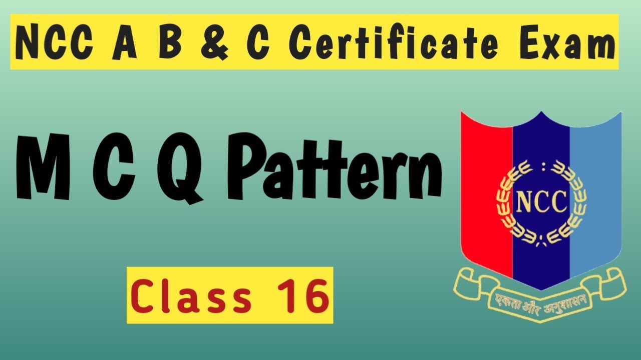 NCC MCQ Class &ndash; Part 16 | Mixed Questions | High Scoring Set