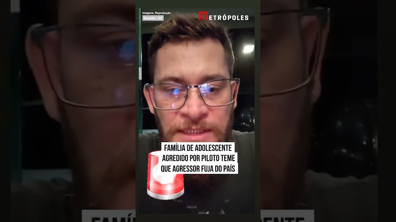 Família do adolescente agredido por piloto teme que ele fuja
