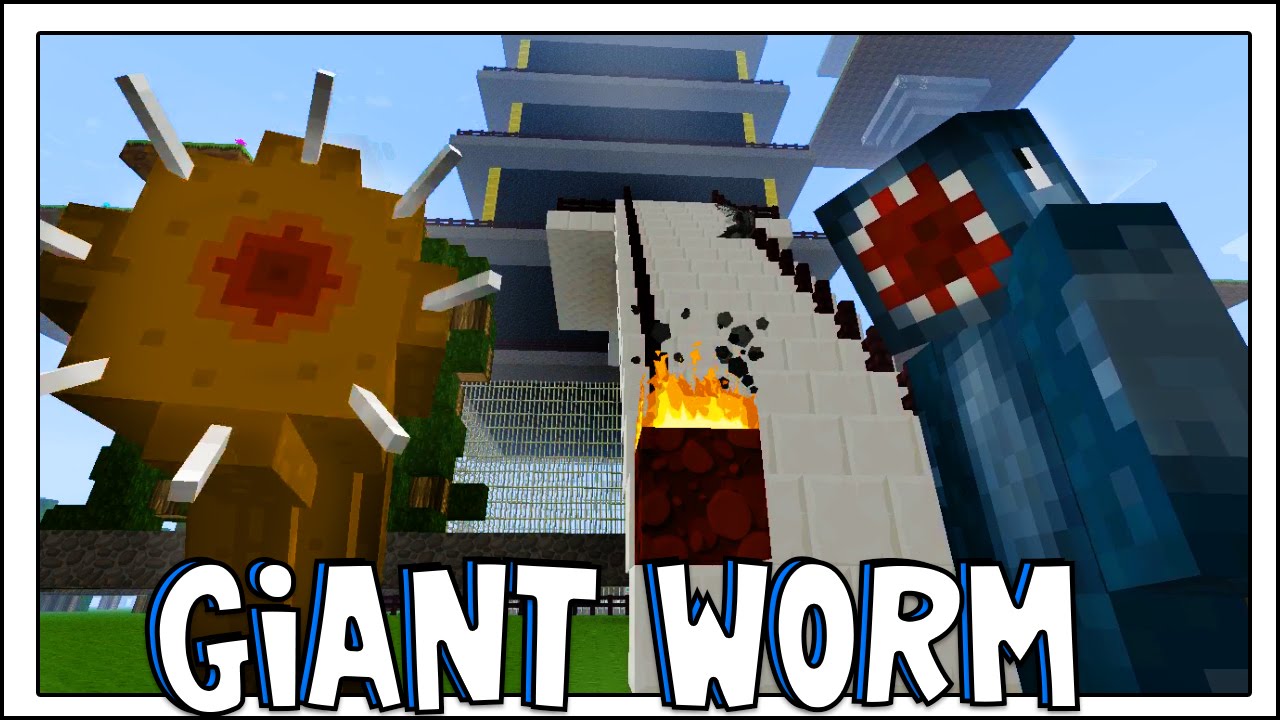Minecraft - Crazy Craft 2.2 - GIANT WORM!! [80]