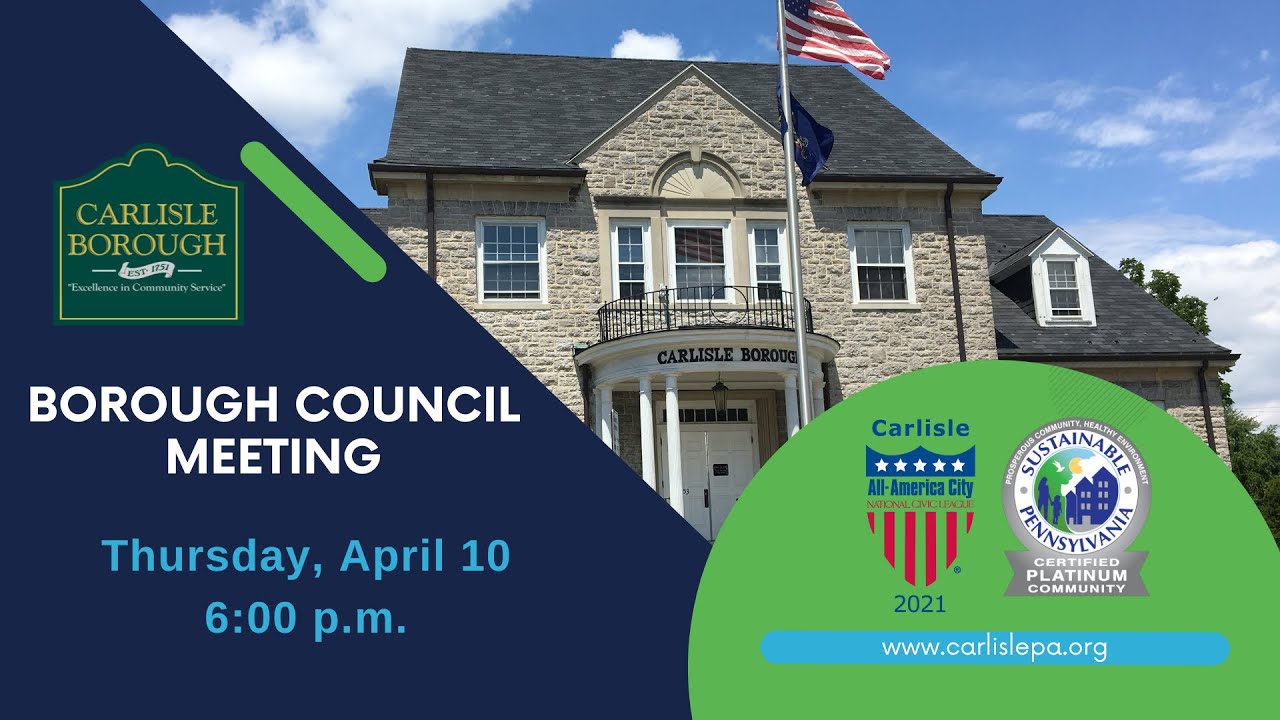 April 2025 Public Hearing and Borough Council Meeting