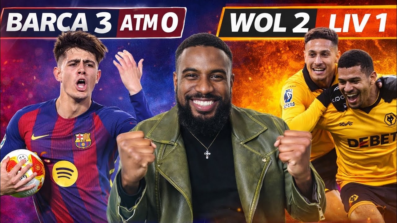 Barcelona gets knocked out by Atletico and Liverpool gets humbled by Wolves. 