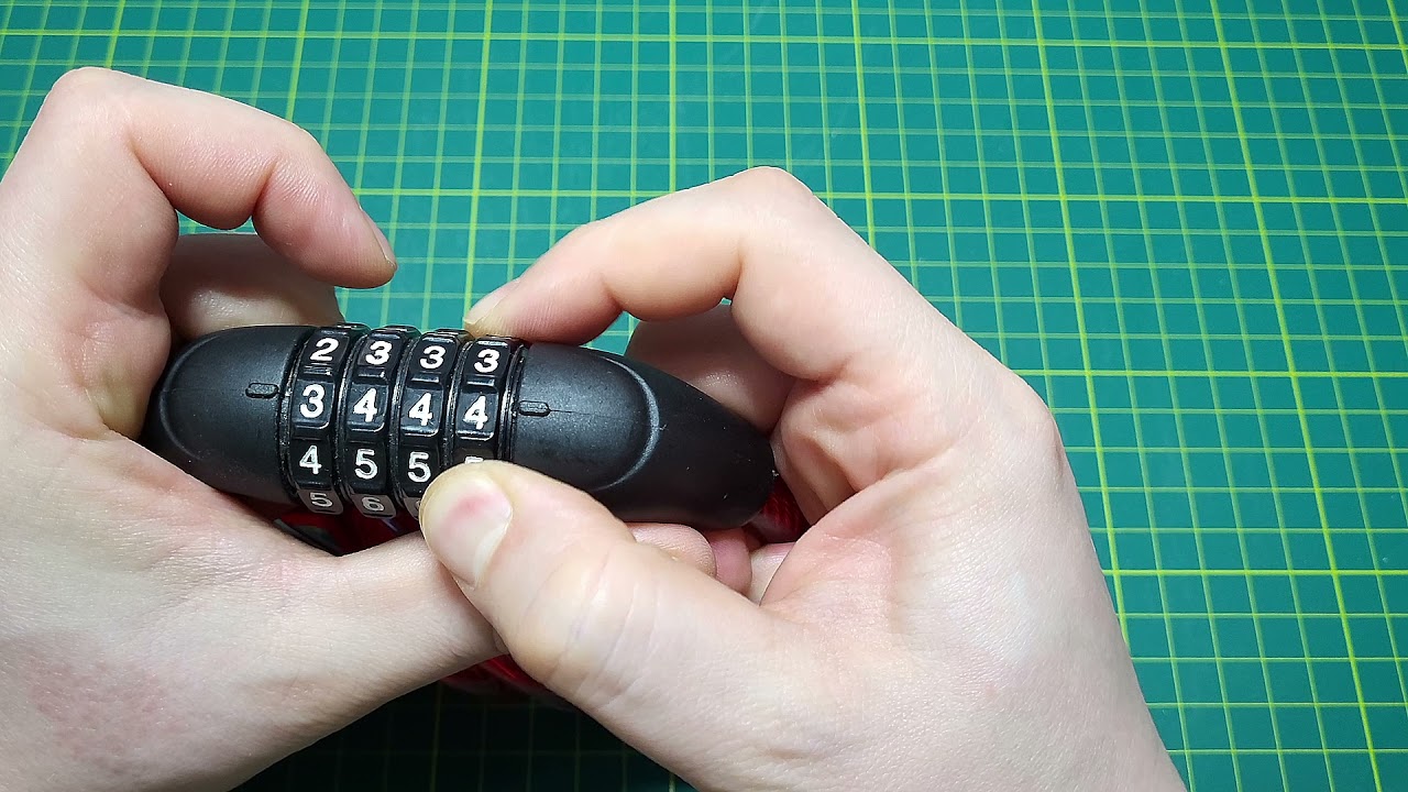 Şifreli Bisiklet Kilidi - Açması Çok Kolay - Acemi Çilingir