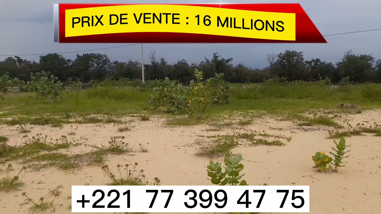 150 m2 MALIKA PLAGE 2 EME POSITION SUR LA VDN / +221773994775