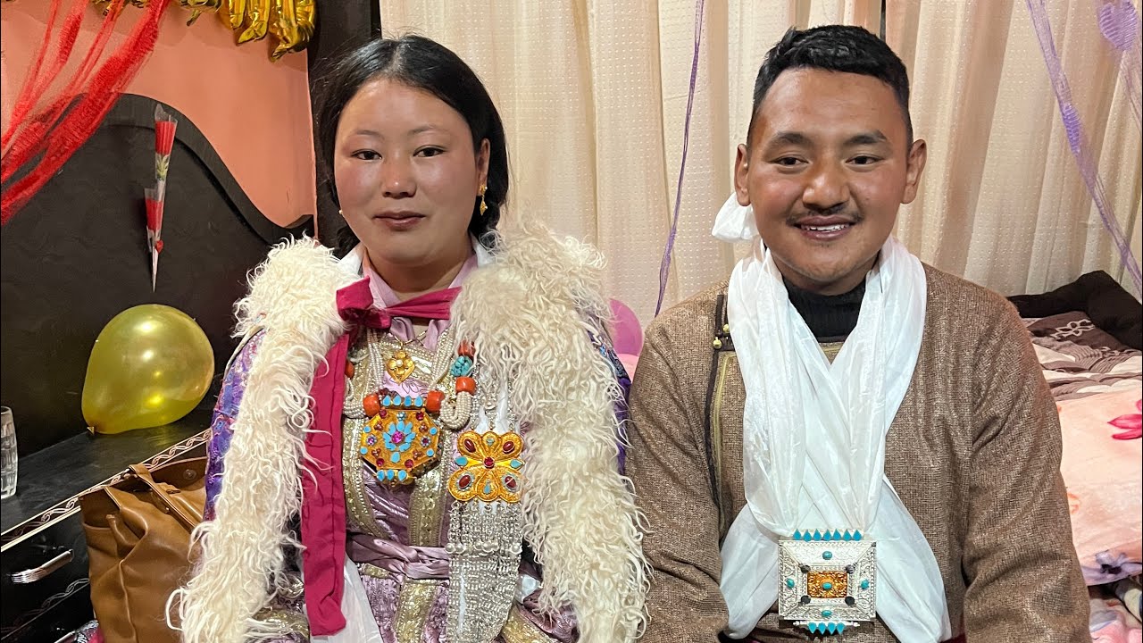 //ladakhi traditional marriage ceremony//Rigzen chosphel weds💞jigmet angmo