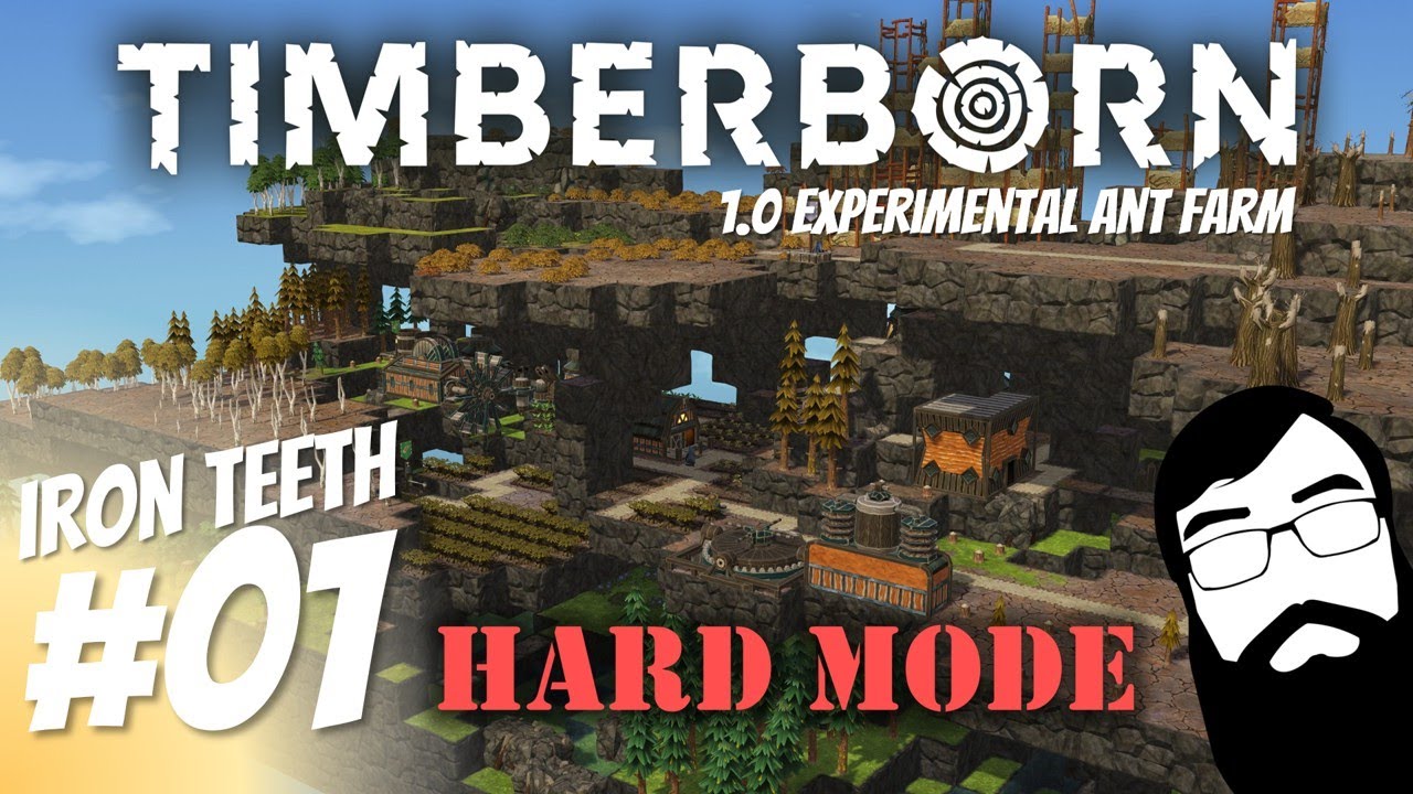 Let's start fresh and try Ant Farm on Hard Mode! Timberborn 1.0 Experimental Iron Teeth Episode 01