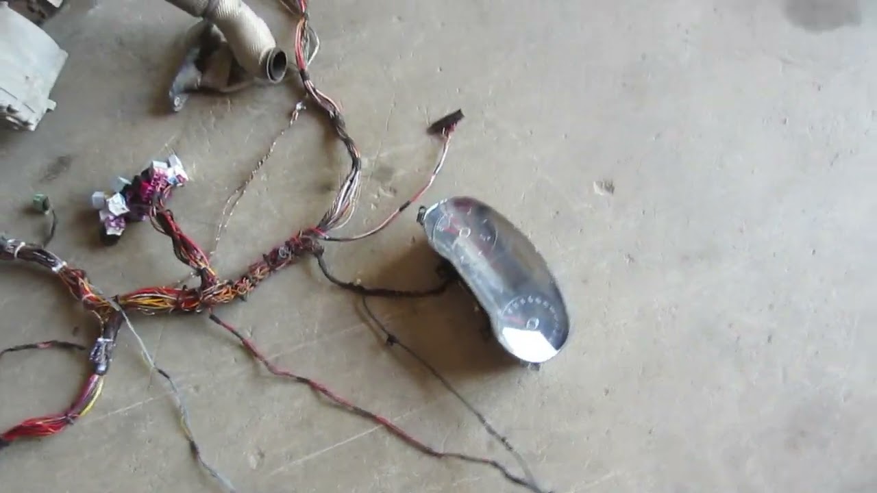 9 . the deconstructed TDI, CJAA, vw wiring harness in operation